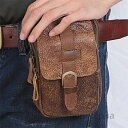 【送料無料】本革 スポーツ 小物入れ 仕事用 登山 アウトドア レザー メンズ 軽量 大容量 ベルト掛け ウエストポーチ スポーツ作業 メンズ