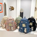 【送料無料】バッグ アウトドア 男性 女子 バックパック ペア カップル リュックサック ユニセックス シンプル 韓国 リ(リュック+ストラップ)レディース リュックサック 容量リュック