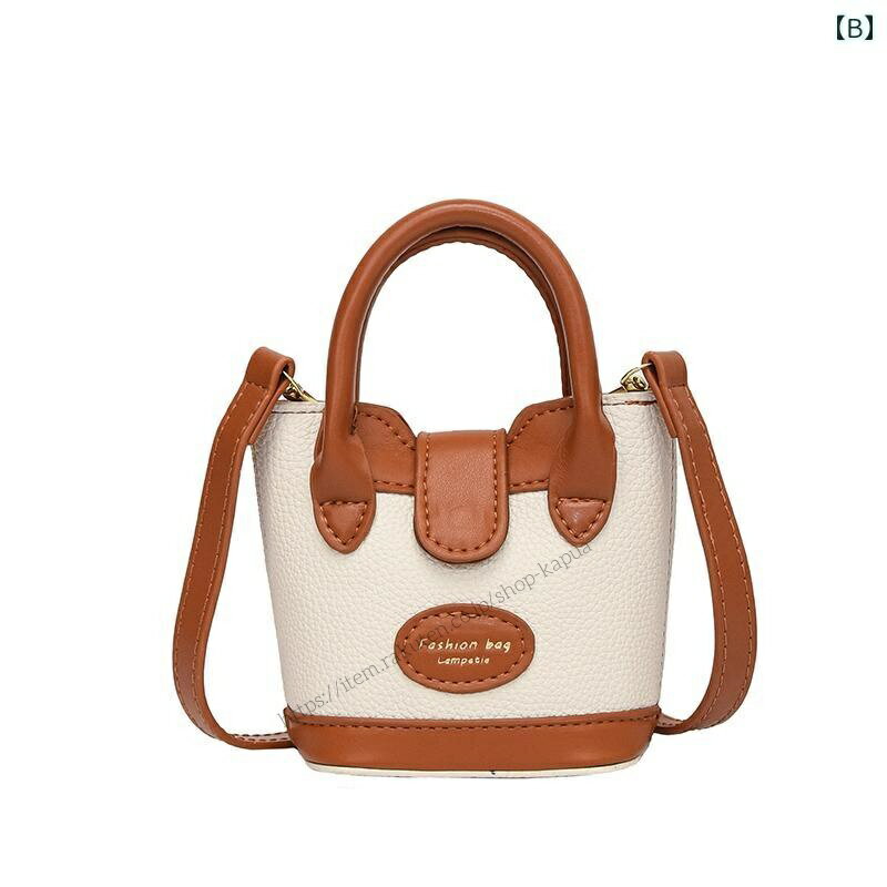 【送料無料】レディース バッグ 普段使い 韓国 対照 小さめ バケット ハンドバック 質感 風 小さめ シ..
