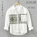 【送料無料】おしゃれ ワイドシャツ カジュアルシャツ チュニック ボタンダウンシャツ 紳士 春服 クールビズ ゆるシルエット 父の日