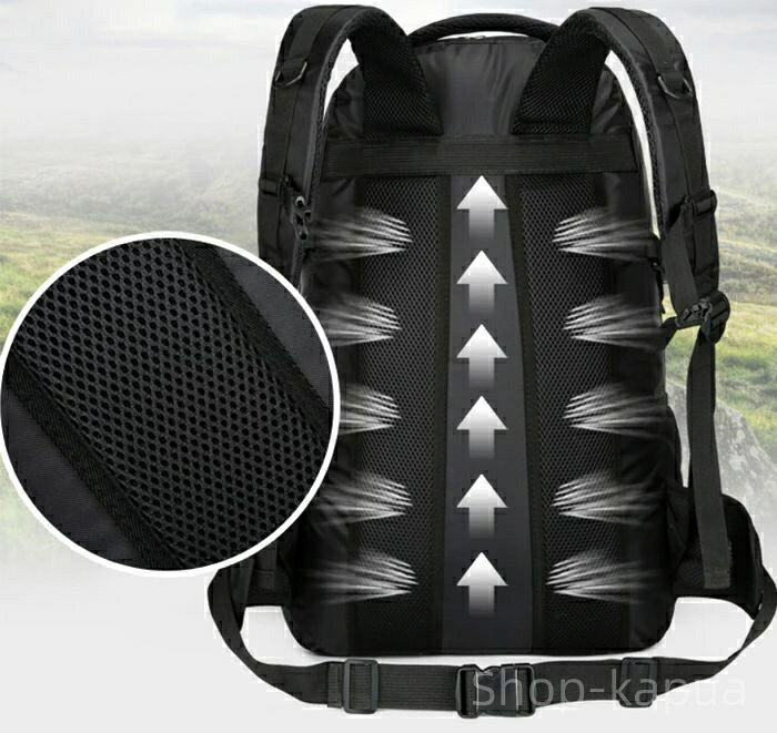 【送料無料】バックパック キャンプ用品 アウトドア用品 登山リュック 大容量リュック 旅行バッグ 防災 ハイキング 遠足 キャンプ 旅行 撥水 shop-kapua-10004850 ショップカプア サンプル画像2