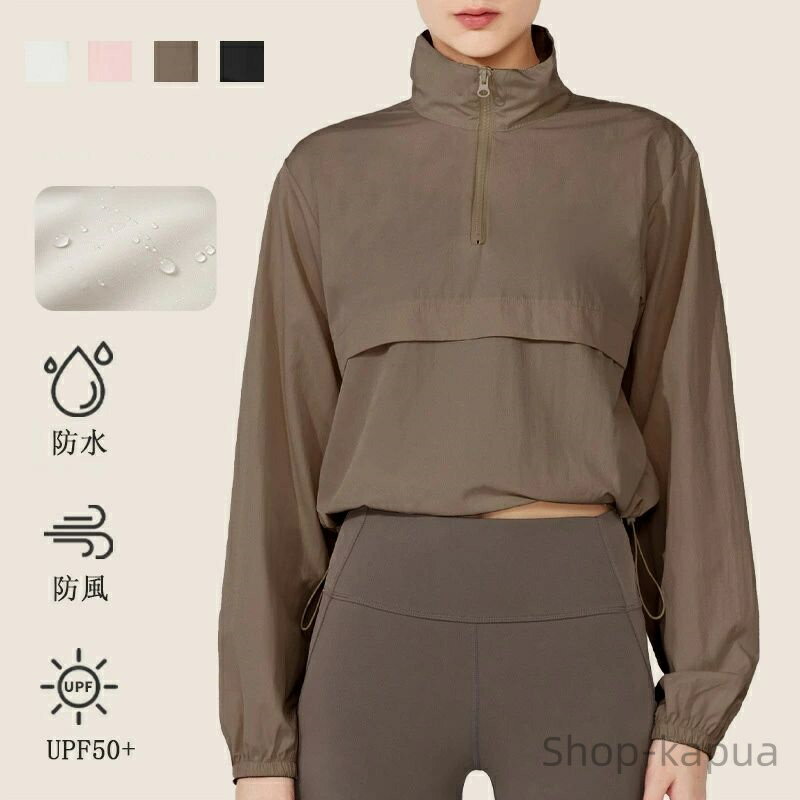 【送料無料】カバー ヨガウェア スポーツウェア ランニング ウォーキング HIIT ピラティス テ二ス ブラック ブラウン ホワイト ピンク S-XL