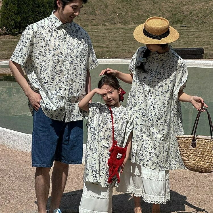 【送料無料】親子コーデ 親子服 夏 夏服 ペアルック リンクコーデ 親子 セット 家族お揃い 親子ペアル..