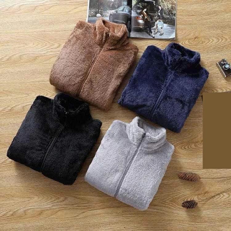 【送料無料】ボア フリース ジャケット フリースジャケット 春 春服 アウター 細身 メンズ 立ち襟 メンズ アウター もこもこ ボアジャケット 3