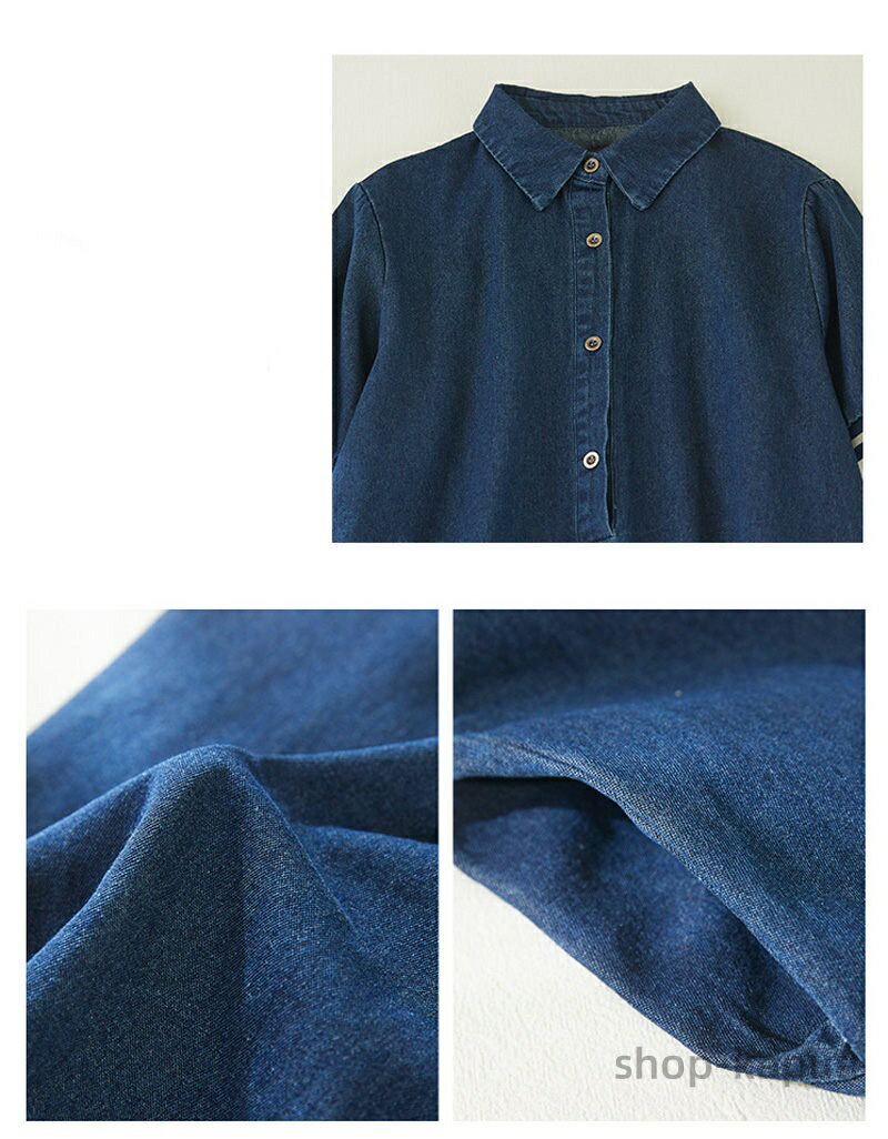 【送料無料】ロング 半袖 デニムワンピース レディース 夏 ワンピース きれいめ デニム ロングワンピース カジュアル 40代 50代 襟付き ワンピース aライン ミモレ丈 ロング