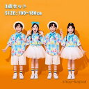 【送料無料】チアダンス 衣装 セットアップ 上下セット 子供服 男女兼用 応援服 運動会 発表会 ダンスイベント 幼稚園 小学生 中学生 チーム