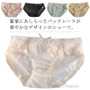 【送料無料】スタンダード ショーツ 総レース レディース パンティ 下着 セクシー パンツ インナー シンプル 無地 リボン 透け感 女性 おしゃれ 婦人用 リボン レギュラーショーツ(4)