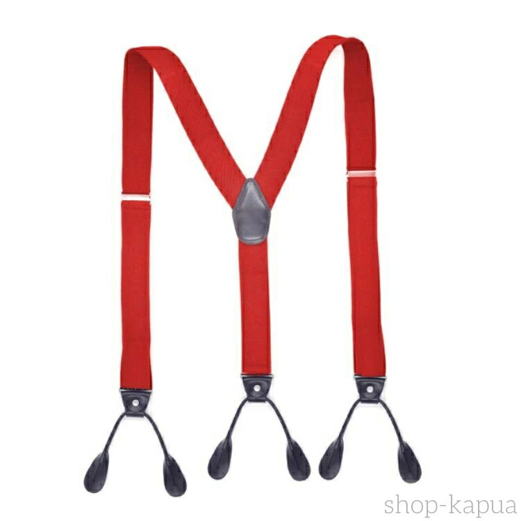 ショップカプアの【送料無料】メンズ おしゃれ 長さ120cm 男女兼用 35mm Y型サスペンダー チェコ軍 選べる22色 Y型サスペンダー 調節可能 結婚式 カジュアル レディース 錆びない シンプル｜アングル2