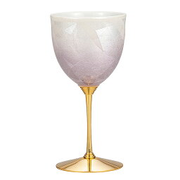 【九谷焼 陶器 カップ・酒器 】 九谷焼 ワインカップ ・銀彩紫 サイズ：径 7.2cm×高 15.0cm 化粧箱入り ギフト 【送料無料商品でも 沖縄・離島地域は、別途送料(2000円税別)がかかります。】