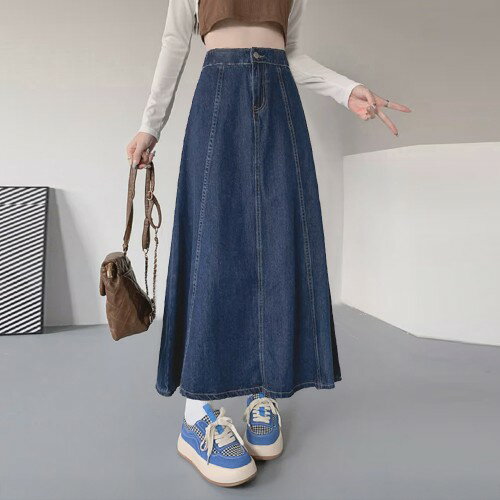 デニムスカート ロングスカート Aライン