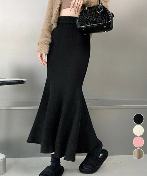 ニットスカート マーメイドスカート 韓国