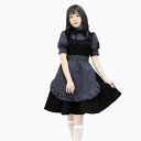 グレー色 アイドル風 メイド服 コスプレ衣装 【7812】