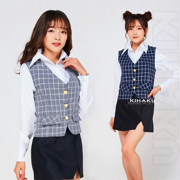 ベスト付 長袖 オフィス レディ ol制服 コスプレ衣装 5836