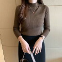 洗える ニット セーター 黒 ストライプ オフィス 事務服 通勤 ニット トップス スリム リブ編みニット