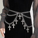 ベルト チェーン 鎖 パンクファッション アクセサリー ファッション小物 レディース