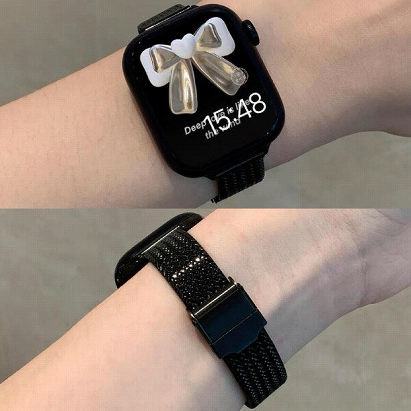 サイズ・容量Apple Watch本体は付属しません。ベルトのみ。規格※ご覧のモニターによって実物と色合いが異なる場合がございます。予めご了承ください。※OPP袋。エコ包装注意事項※必ずお読みください※■撮影条件等の違いによりで実際とは色合いが異なる場合があります。■背景の小物等は撮影の為のイメージですので商品には含まれません。■大量生産のため商品の状態が均一に仕上がらないことがあります。個体によって多少のほつれ、接着部分のノリがはみ出ている、パーツが一部欠けている、塗装、縫製があまいといった状況が見られることがあります。