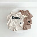 キッズ 子供服 セットアップ 上下セット パーカー ボトムス フード プリント
