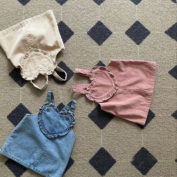 子供服 キッズ スカート サロペット オーバーオール デニムスカート ガールズ