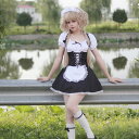 ★S~6L大きいサイズ★lolita コスプレ メイド服 エプロン クラシカル ゴスロリ 3set