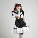 ★S~6L大きいサイズ★コスプレ メイド服 エプロン ロリータ クラシカル ゴスロリ ハロウィン 3set