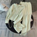 レディース服★トップス+ズボン セット★S〜XXL 4色