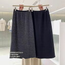 冬洋服★レディース服★お洒落スカート 裏起毛★M/L 2色