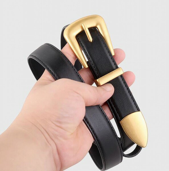 牛革ベルト レディースベルト 高級感ベルト ファッションベルト コーディネート ジーンズベルト