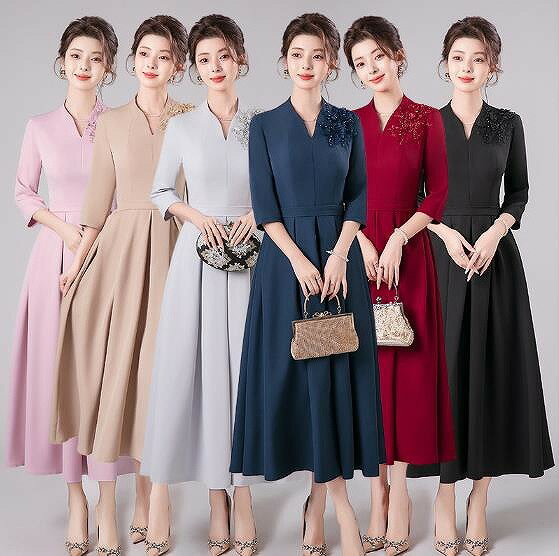 ウエディングドレス パーティードレス 二次会 結婚式 ブライドメイドドレス イブニングドレス 花嫁介添人