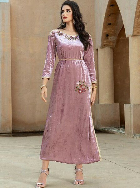 パーティドレス 手作りドレス アラブの服 お祭りドレス ロングドレス ロマンテイックドレス レトロドレス