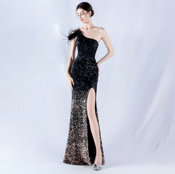 33018#ブライズメイド/花嫁/プリンセスドレス/パーティードレス/ウエディング/結婚式 イブニングドレス