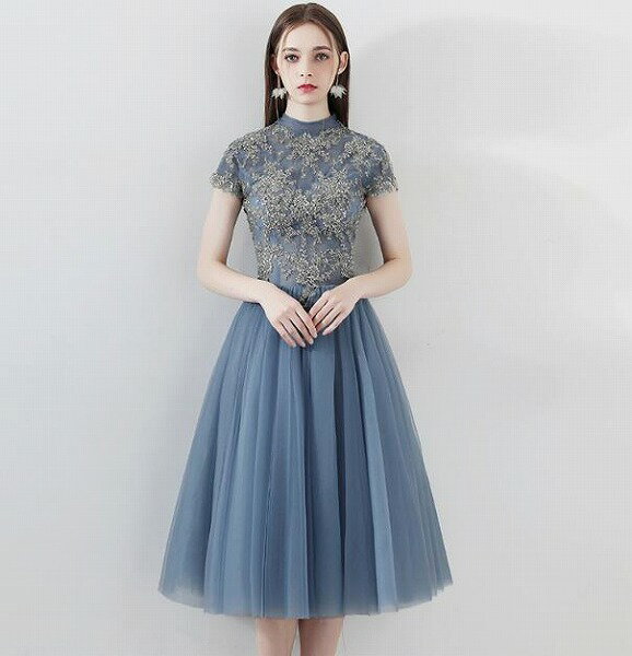 ウエディングドレス パーティードレス 二次会 結婚式 ブライドメイドドレス イブニングドレス 花嫁介添人