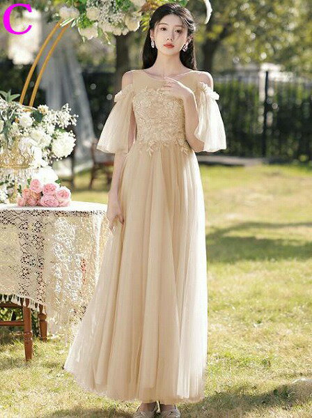 ウエディングドレス パーティードレス 二次会 結婚式 ブライドメイドドレス イブニングドレス 花嫁介添人 3