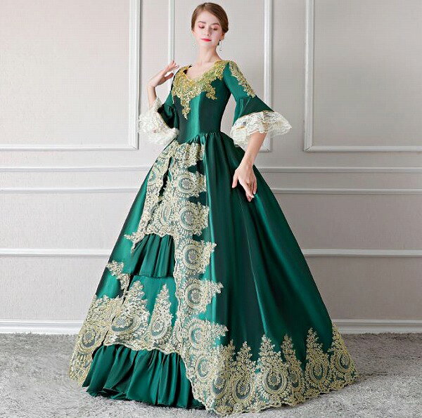 レディースドレス 誕生日 舞台ドレス レディースのお茶会の公演服 誕生日のドレス ヨーロッパ宮廷の公..