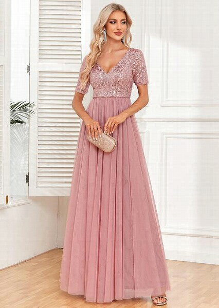 ブライズメイド/花嫁/プリンセスドレス/パーティードレス/ウエディング/結婚式ドレス イブニングドレス