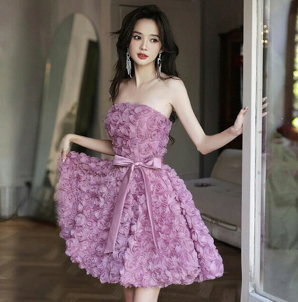 ウエディングドレス パーティードレス 二次会 結婚式 ブライドメイドドレス イブニングドレス 花嫁介添人