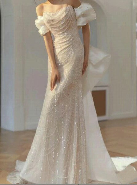 ウエディングドレス パーティードレス二次会 結婚式 披露宴 司会者 舞台衣装 イブニングドレス