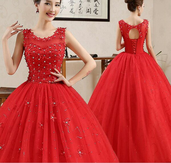 ドレス ウェディングドレス ロング丈 フォマールドレス パーティー 二次会 結婚式 大きいサイズ