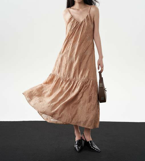 カジュアルワンピース レディースワンピース サマーワンピース キャミソールスカート サスペンダースカート