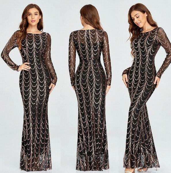 レディースワンピース ロングワンピース シフォンドレス ブライズメイド イブニングドレス