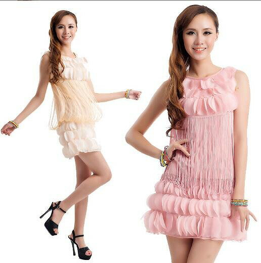 ラテンダンス衣装 タッセルダンス服 公演衣装 コスプレ 仮装団体服 パーティードレス