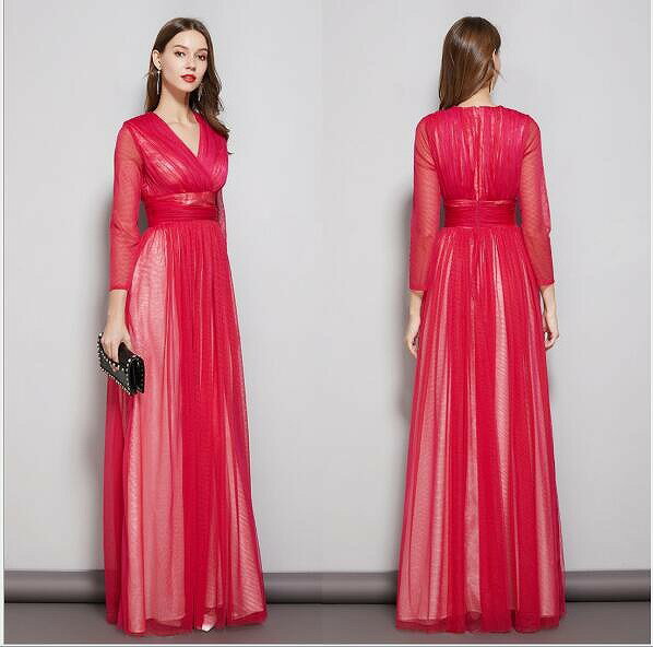 宴会ドレスパーティードレス二次会 結婚式 披露宴 司会者 舞台衣装 イブニングドレス モデレータ