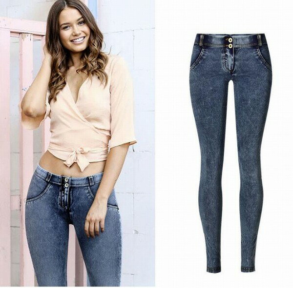 スキニーパンツ ストレッチ デニム レディース ス レギンスパンツ クロップド ボーイフレンドデニム