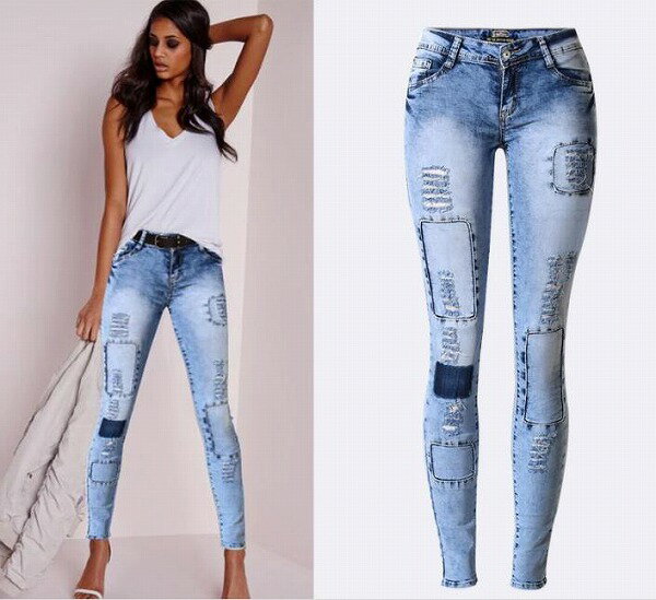 スキニーパンツ ストレッチ デニム レディース ス レギンスパンツ クロップド ボーイフレンドデニム