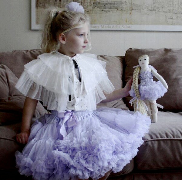 女の子用ハーフスカート プリンセス風 チュール ケーキスカート ボリュームフレア ベビーキッズ 子供用