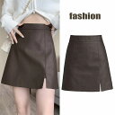 【秋冬新作】スカート スリットデザインレディース おしゃれスカート