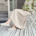 【秋冬新作】フリルデザインニットスカートレディースファンション