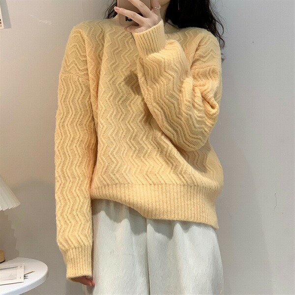 【秋冬新作】ニット セーターコート トップス レディース カジュアル