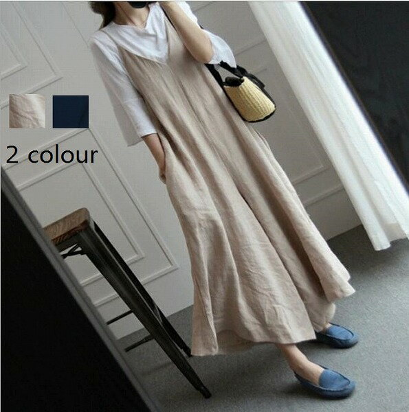 サロペット ボトムス カジュアル ワイドパンツ 体型カバー オールインワン ワンピース