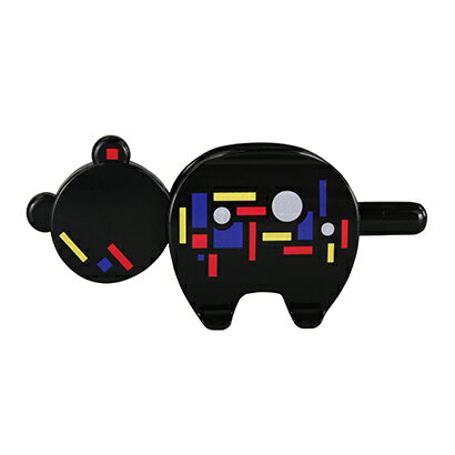 ノディベア ジオメトリーくまさん型油性ボールペン インク黒 クリップ マグネット