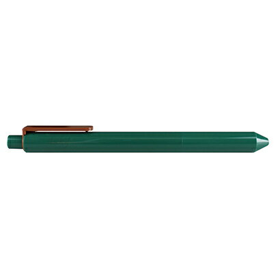 スリッキー フォレストグリーン低粘度油性ボールペン さらさら書ける スムーズな書き心地 インク黒 カラバリ豊富 かわいい おしゃれ